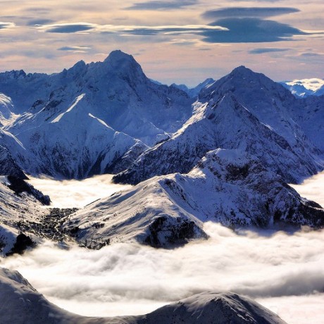 Skiing in Les Deux Alpes, France