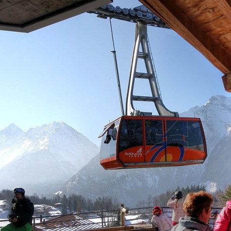 Skiing in Meiringen-Hasliberg, Switzerland