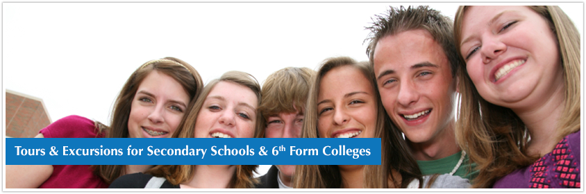 Secondary school & 6th Form Colleges educational excursions & tours